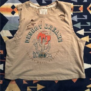 Desert Dreams Tan Kids Tank Top